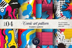 Pop Art Digital Paper |Comic Book Background Product Image 1