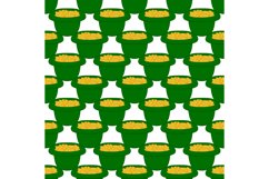 Irish holiday St Patrick day, seamless headdress hats Product Image 20