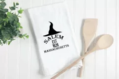 Salem Massachusetts SVG Cut File - Halloween SVG File Product Image 2