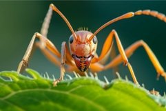 Industrious Ant forest insect macro. Generate Ai Product Image 1