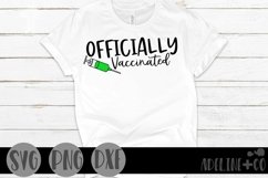 Officially Vaccinated, SVG, PNG, DXF Product Image 1