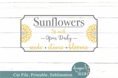 Sunflower Market - SVG, Sublimation, Printable Product Image 4