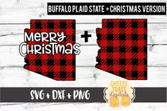Arizona - Buffalo Plaid State - SVG PNG DXF Cut Files Product Image 2