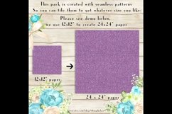 36 Glitter and Solid Color Princess Pink and Purple Color Product Image 3