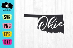 Okie Oklahoma SVG Cut File Product Image 1