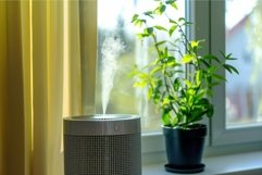 Air purifier working at home to improve air quality Product Image 1