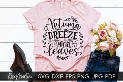 Autumn Breeze Beautiful Leaves SVG PNG Fall SVG Autumn Product Image 8