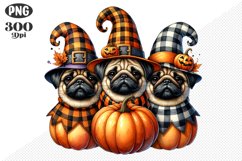 Halloween Dog Sublimation - Clipart PNG Design Product Image 1