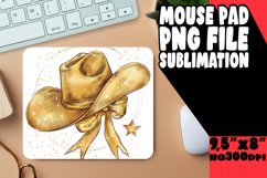 Colorful Flowered Mousepad Sublimation PNG Product Image 1