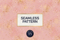 Pink Gold Shimmer Digital Paper, Glitter Texture Product Image 2