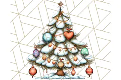 Christmas North Pole Village PNG Clipart, Cute Holiday Art Product Image 5