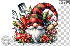 Christmas kitchen Gnome Sublimation - Clipart PNG Design Product Image 1