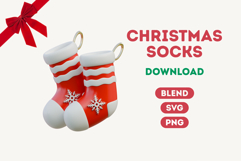 3D Christmas Element 02 Product Image 5