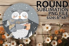 Creative Round Design for Keychains , Winter Product Image 1