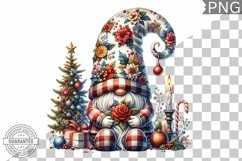 Christmas Gnome Sublimation - Clipart PNG Design Product Image 1