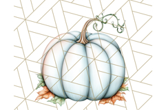 Fall Pumpkin Clipart PNG, Autumn Pumpkins, Jewel Tones Png Product Image 5