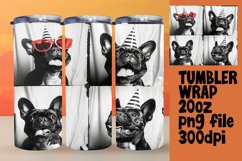 Playful Dog Art Wrap for 20oz Product Image 1