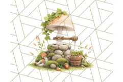 Acorn Village Clipart PNG, Fall Animal Png Product Image 5