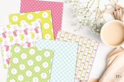 12 Shabby Chic Flowers Digital Paper, Pastel Background Product Image 2