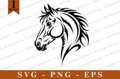 Horse SVG, Horse vector, Horse Silhouette, Cut files Product Image 1