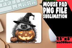 Spooky Pumpkin Animal Mouse Pad PNG Product Image 1