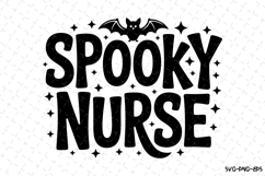 Spooky Nurse Svg | Halloween Svg | Svg Cut Files Product Image 1