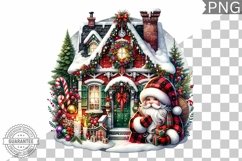 Christmas Santa Sublimation - Clipart PNG Design Product Image 1