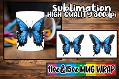 Spring Butterfly Whimsy: Mug Sublimation Charm Product Image 1
