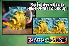 Abstract Energy Mug Wrap, 11oz 15oz Art Sublimation Product Image 1