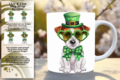 Chic 11oz Mug Wrap Png Template , St Patrick Product Image 1