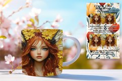 Enchanting 15oz Mug Wrap Png Template , Fairy Product Image 1