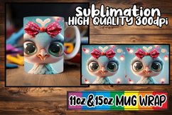 3D Christmas Mug Wrap Design for 11oz 15oz PNG Product Image 1