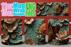 Tropical Wildlife Mug Wrap: 3D Sublimation Product Image 1