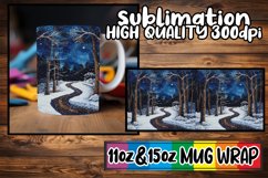 Colorful Views Mug Wrap for 11oz 15oz Sublimation Product Image 1