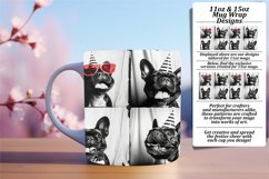Quirky Dog Portrait Mug Wrap for Owners PNG Product Image 1
