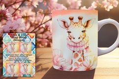 Dazzling 15oz Mug Wrap Png Template , Animals Product Image 1