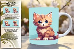 Colorful Cat Companions: Sublimation Mug Delights Product Image 1