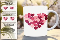 Love-Embraced Sublimation: Heartwarming Mug Art Product Image 1