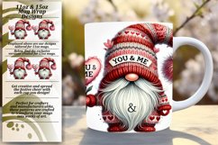 Sweet 15oz Mug Wrap Png Artwork , Gnomes Product Image 1