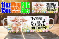 Loving memories sublimation mug wrap, Easter Product Image 1