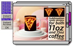 Neon Fusion: 15oz Mug Sublimation Masterpieces 11oz Product Image 1