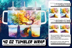 Springtime Bloom Tree Tumbler Sublimation Product Image 1