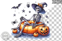 Halloween Skeleton Sublimation Bundle - High Quality PNG Product Image 7