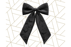 Halloween Bow Clipart, Bright Holiday Ribbon PNG Product Image 5