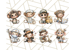 Zoo Animal Occupations PNG ,Cute Career Clipart Product Image 5