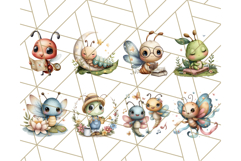 Cute Insects Clipart, Cartoon Bugs, Bug PNG Illustrations Product Image 5