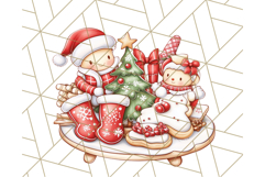 Christmas Baking Critters PNG Clipart, Cute Animals Holiday Product Image 5