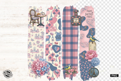 Paris Summer Travel Brushstrokes Clipart Product Image 1