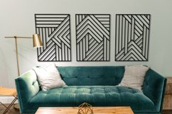 svg file "Abstraction set of 3 pieces" Product Image 7