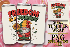 RADIANT SPIRITS 20oz TUMBLER WRAP, Juneteenth Product Image 1